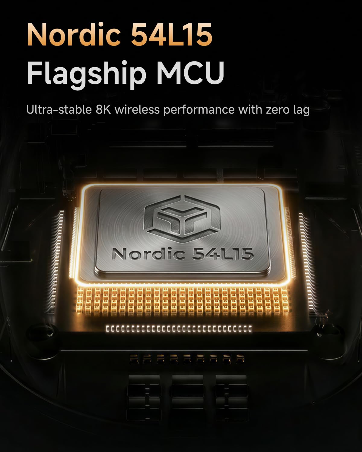 EWEADN Mouse para jogos sem fio de fibra de carbono Z7 com 42000